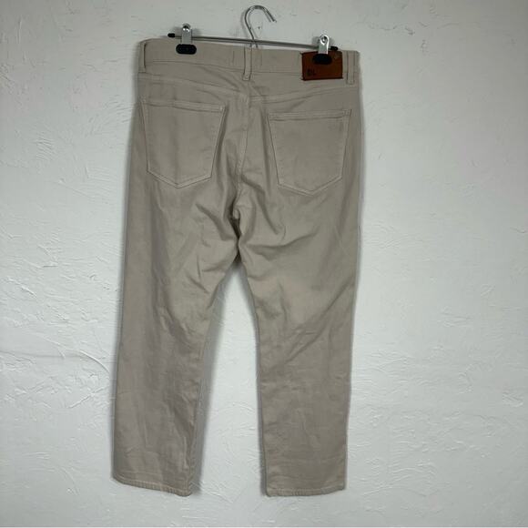 DL 1961 Tan Vince Casual Straight Jeans Mens 35 XTWill Classic Denim - Picture 12 of 14